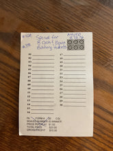 Load image into Gallery viewer, #429 Special for 8 Cash and Dixon Butchery tickets, 30 tip board
